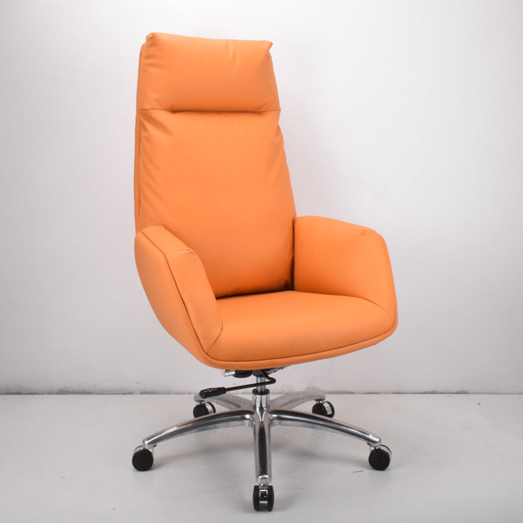 Modern & Contemporary Upholstered Chair Orange Task High Back Chair Clearhalo 'furn' 'furn_office_chair' 'Furniture' 'Office Chairs' 'Office Furniture' 'office_chair' 5882048
