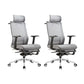 Lumbar Support Office Chair Contemporary High Back Desk Chair 2 Piece Set Clearhalo 'furn' 'furn_office_chair' 'Furniture' 'Office Chairs' 'Office Furniture' 'office_chair' 5882073