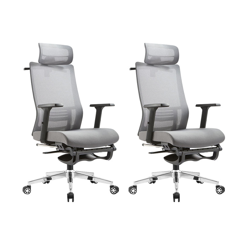 Lumbar Support Office Chair Contemporary High Back Desk Chair 2 Piece Set Clearhalo 'furn' 'furn_office_chair' 'Furniture' 'Office Chairs' 'Office Furniture' 'office_chair' 5882073