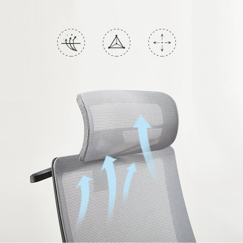 Lumbar Support Office Chair Contemporary High Back Desk Chair Clearhalo 'furn' 'furn_office_chair' 'Furniture' 'Office Chairs' 'Office Furniture' 'office_chair' 5882081