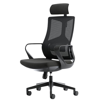 Silla de oficina contemporánea de 25 "W giratoria silla de escritorio de aire acondicionado transpirable