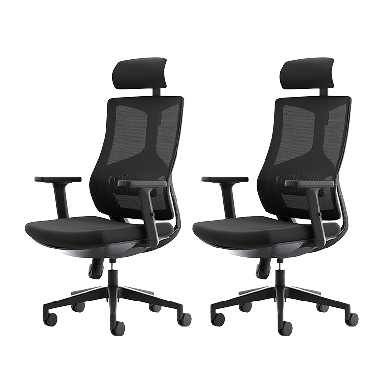 Silla de oficina contemporánea de 25 "W giratoria silla de escritorio de aire acondicionado transpirable