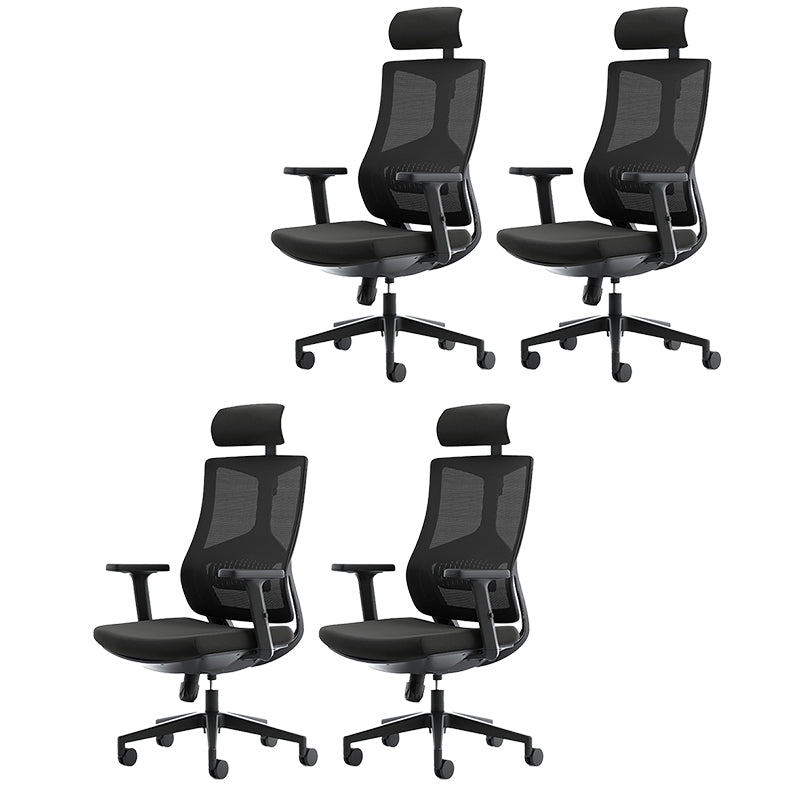 Silla de oficina contemporánea de 25 "W giratoria silla de escritorio de aire acondicionado transpirable