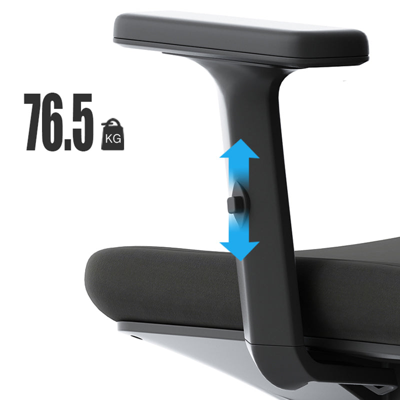 Silla de oficina contemporánea de 25 "W giratoria silla de escritorio de aire acondicionado transpirable