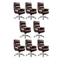 High Back Managers Chair Contemporary Swivel Executive Chair Coffee 8 Piece Set Clearhalo 'furn' 'furn_office_chair' 'Furniture' 'Office Chairs' 'Office Furniture' 'office_chair' 5882165