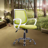 Contemporary Arm Chair Green Fixed Arms Adjustable Seat Height Office Chair Clearhalo 'furn' 'furn_office_chair' 'Furniture' 'Office Chairs' 'Office Furniture' 'office_chair' 5882169