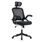 Contemporary Office Chair Swivel Breathable AirGrid Desk Chair Black 1 Piece Clearhalo 'furn' 'furn_office_chair' 'Furniture' 'Office Chairs' 'Office Furniture' 'office_chair' 5882186