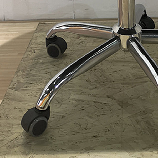 Moderner armloser schwarzer Bürostuhlhöhe-verstellbarer Stuhl mit Rädern