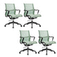 Silla de oficina moderna con brazos fijos, transpirable, AirGrid, ajustable en altura