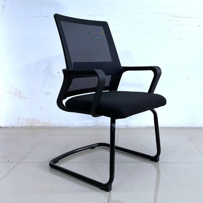 Black Contemporary Office Chair Swivel Breathable AirGrid Desk Chair Clearhalo 'furn' 'furn_office_chair' 'Furniture' 'Office Chairs' 'Office Furniture' 'office_chair' 5882285