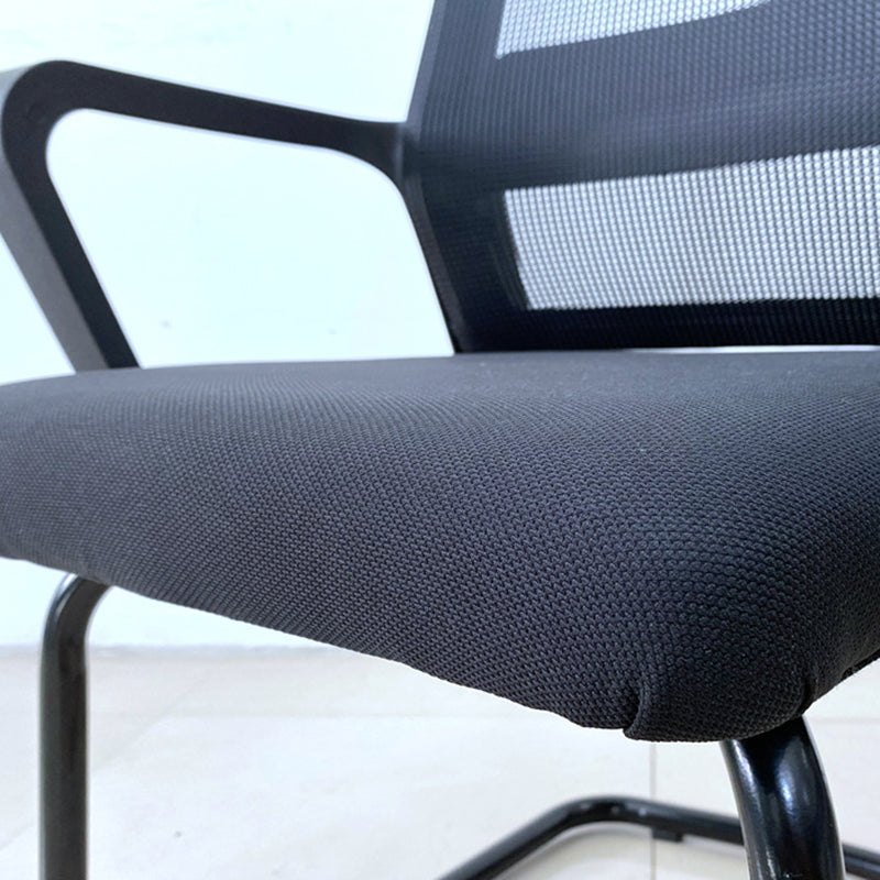 Black Contemporary Office Chair Swivel Breathable AirGrid Desk Chair Clearhalo 'furn' 'furn_office_chair' 'Furniture' 'Office Chairs' 'Office Furniture' 'office_chair' 5882291