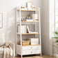 Modern Metal and Wood Shelf Bookcase Bookcase Scaffale di libri aperti per la casa