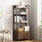 Modern Metal and Wood Shelf Bookcase Bookcase Scaffale di libri aperti per la casa