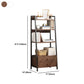 Modern Metal and Wood Shelf Bookcase Bookcase Scaffale di libri aperti per la casa