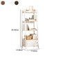 Modern Metal and Wood Shelf Bookcase Bookcase Scaffale di libri aperti per la casa