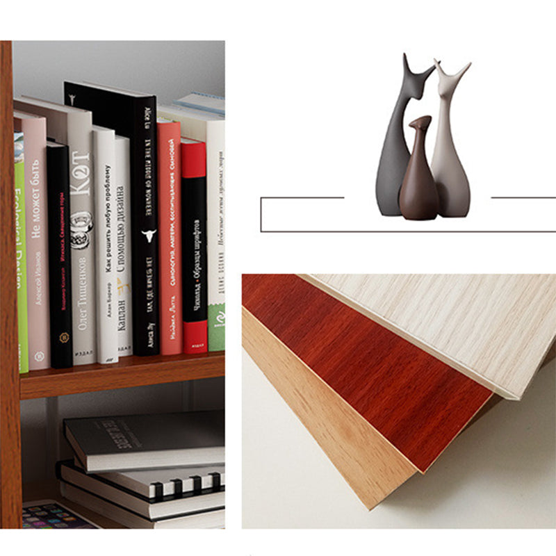 Bibliothèque d'étagère en bois contemporain contemporain standard bibliothèque ouverte