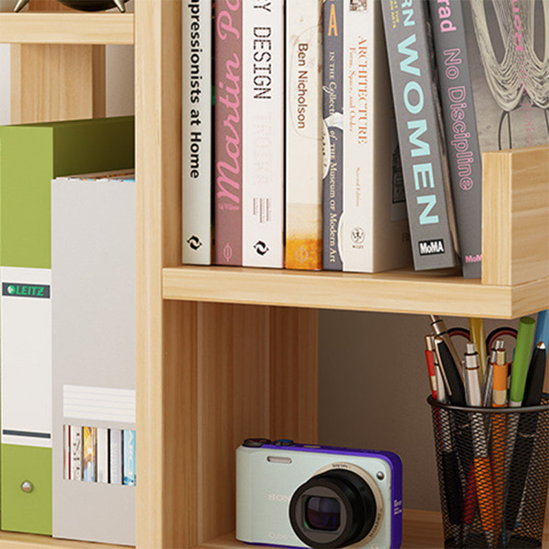 Bibliothèque d'étagère en bois contemporain contemporain standard bibliothèque ouverte