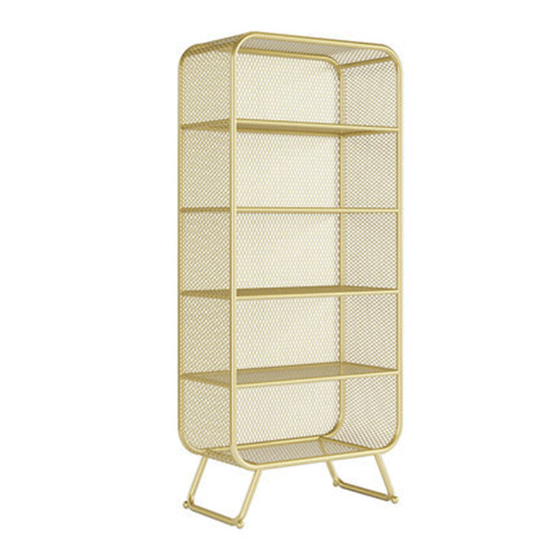 Scaffali per scaffali del libro di glam di ferro incluso la libreria chiusa per l'home office