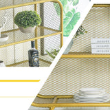 Scaffali per scaffali del libro di glam di ferro incluso la libreria chiusa per l'home office