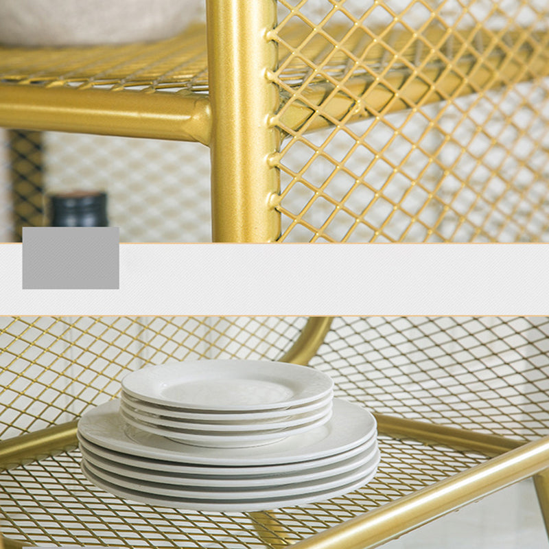 Scaffali per scaffali del libro di glam di ferro incluso la libreria chiusa per l'home office