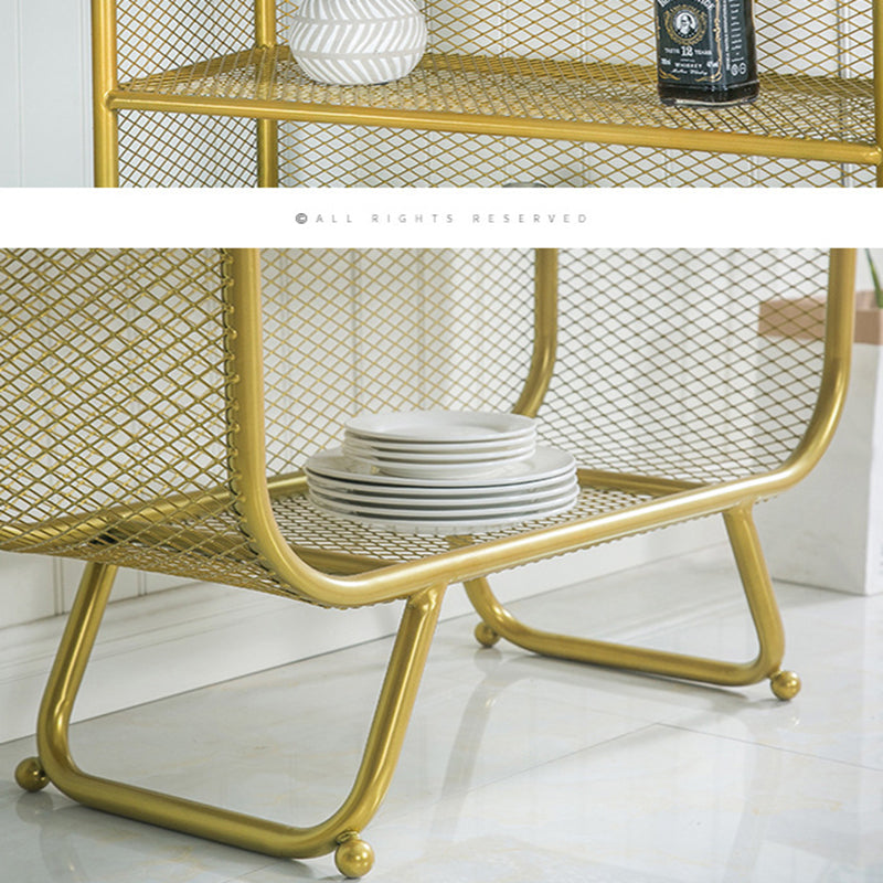 Scaffali per scaffali del libro di glam di ferro incluso la libreria chiusa per l'home office