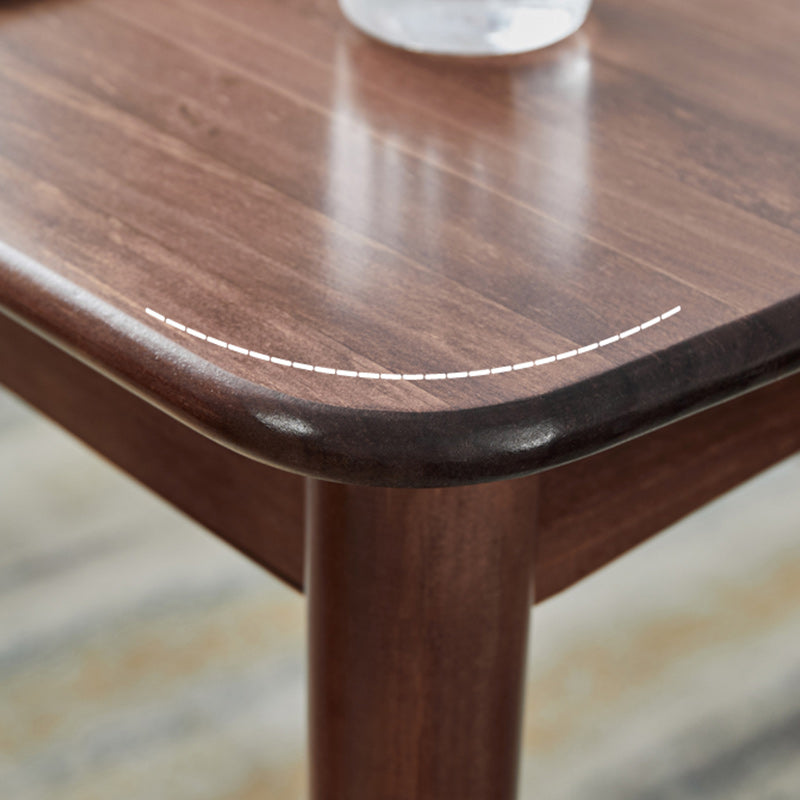 11.8" Wide Modern Seating Bench Solid Wood Oval Bench with Legs Clearhalo 'Benches' 'Chairs & Seating' 'furn' 'furn_benches' 'Furniture' 'Living Room Furniture' 5882629