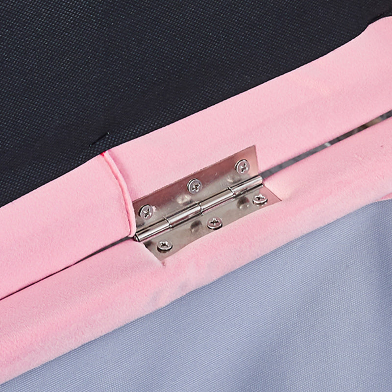 17.7" H Glam Upholstered Bench Tufted Seating Bench with Storage Clearhalo 'Benches' 'Chairs & Seating' 'furn' 'furn_benches' 'Furniture' 'Living Room Furniture' 5882643