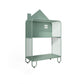 Contemporary Metal Bookshelf Standard Vertical Open Shelf Bookcase Green 2 Clearhalo 'Bookcases' 'furn' 'furn_bookcases' 'Furniture' 'Office Furniture' 5882667