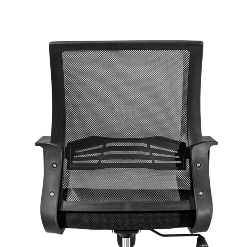 Silla de brazo contemporáneo brazos verdes silla de oficina lumbar ajustable