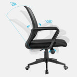 Zeitgenössischer Armstuhl Grüne feste Arme verstellbare Lendenwirbelsäule Büro Stuhl