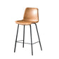 Modern Matte Finish PU Leather Barstool Low Back Restaurant Stool Clearhalo 'Bar Furniture' 'Bar Stools' 'bar_stools' 'furn' 'furn_bar_stools' 'Furniture' 'Kitchen & Dining Furniture' 5882878