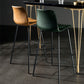 Modern Matte Finish PU Leather Barstool Low Back Restaurant Stool Clearhalo 'Bar Furniture' 'Bar Stools' 'bar_stools' 'furn' 'furn_bar_stools' 'Furniture' 'Kitchen & Dining Furniture' 5882894