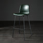 Modern Matte Finish PU Leather Barstool Low Back Restaurant Stool Blackish Green 1 Piece Bar Stool(30"H) Clearhalo 'Bar Furniture' 'Bar Stools' 'bar_stools' 'furn' 'furn_bar_stools' 'Furniture' 'Kitchen & Dining Furniture' 5882903