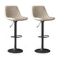 Home Footrest Adjustable Height Stool Contemporary Leather Barstool Black 2 Piece Set Clearhalo 'Bar Furniture' 'Bar Stools' 'bar_stools' 'furn' 'furn_bar_stools' 'Furniture' 'Kitchen & Dining Furniture' 5883269