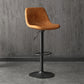 Home Footrest Adjustable Height Stool Contemporary Leather Barstool Black 1 Piece Clearhalo 'Bar Furniture' 'Bar Stools' 'bar_stools' 'furn' 'furn_bar_stools' 'Furniture' 'Kitchen & Dining Furniture' 5883278