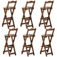 Contemporary Home Folding Stool Matte Finish Bamboo Barstool Tan 6 Piece Set Clearhalo 'Bar Furniture' 'Bar Stools' 'bar_stools' 'furn' 'furn_bar_stools' 'Furniture' 'Kitchen & Dining Furniture' 5883483