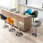 Modern Home Leather Barstool Swivel Adjustable Height Stools