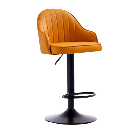 Moderni sgabelli da baraggio in pelle per casa sgabelli ad altezza regolabile