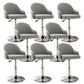 Modern Home Leather Barstool Swivel Adjustable Height Stools