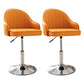 Modern Home Leather Barstool Swivel Adjustable Height Stools