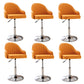 Modern Home Leather Barstool Swivel Adjustable Height Stools
