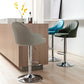 Modern Home Leather Barstool Swivel Adjustable Height Stools