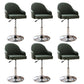 Modern Home Leather Barstool Swivel Adjustable Height Stools