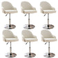 Modern Home Leather Barstool Swivel Adjustable Height Stools