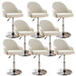 Modern Home Leather Barstool Swivel Adjustable Height Stools