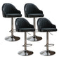 Modern Home Leather Barstool Swivel Adjustable Height Stools
