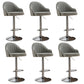 Modern Home Leather Barstool Swivel Adjustable Height Stools