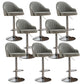 Modern Home Leather Barstool Swivel Adjustable Height Stools