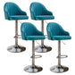 Modern Home Leather Barstool Swivel Adjustable Height Stools