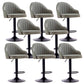 Modern Home Leather Barstool Swivel Adjustable Height Stools